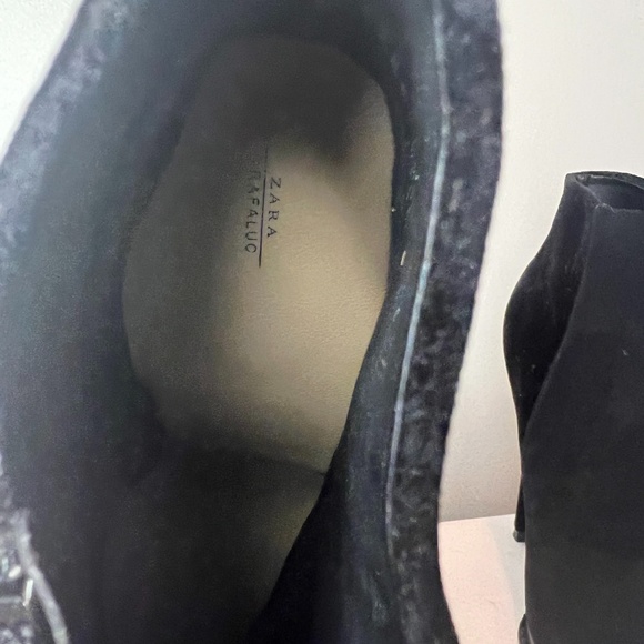Zara Trafaluc Ankle Boot 41 Black - Picture 15 of 16